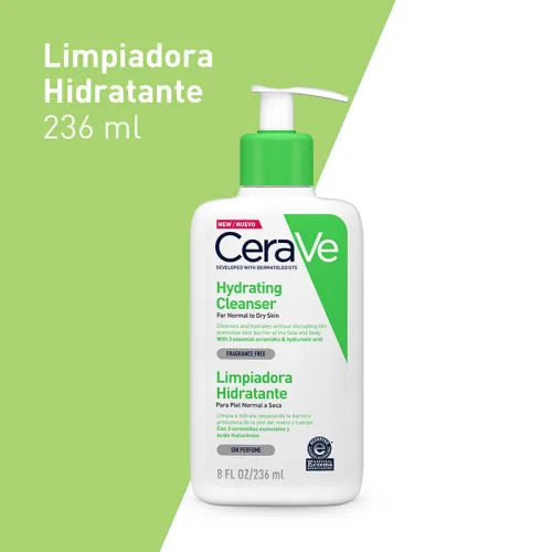 Comprar Cerave Crema Limpiadora Hidratante Piel Normal A Seca Sin Perfume Con 236 Ml