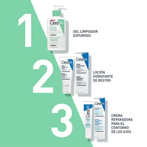 Comprar Cerave Limpiador Espumoso Sin Perfume Gel 236 Ml