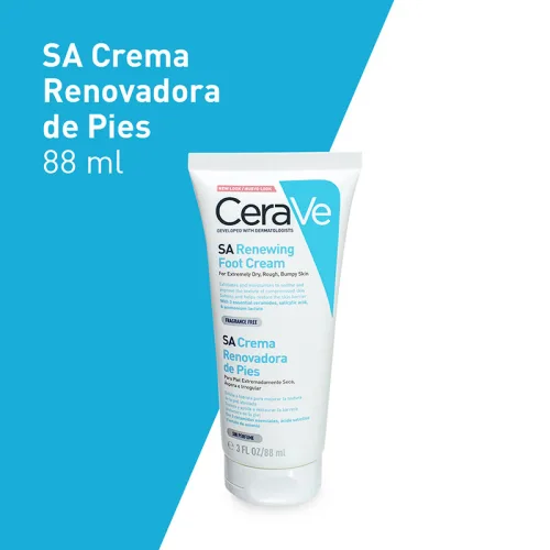 Comprar Cerave Sa Renewing Foot Cream Crema Renovadora De Pies 88 Ml