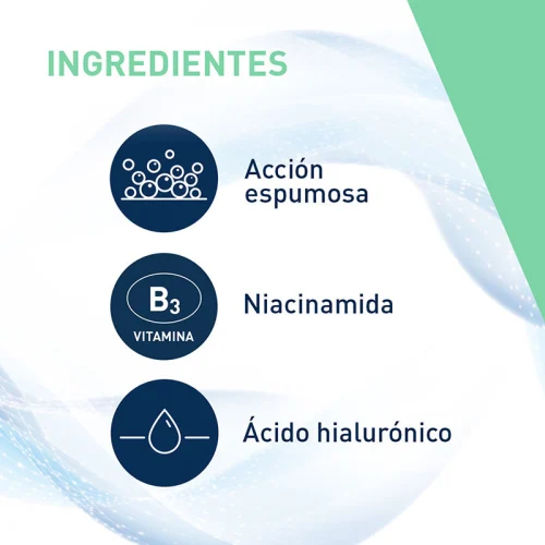 Cerave Gel Limpiador Espumoso Para Piel Normal A Grasa Sin Perfume 473 Ml