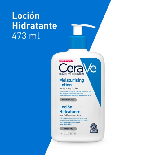 Cerave Loción Hidratante Sin Perfume Piel Seca A Muy Seca 473 Ml