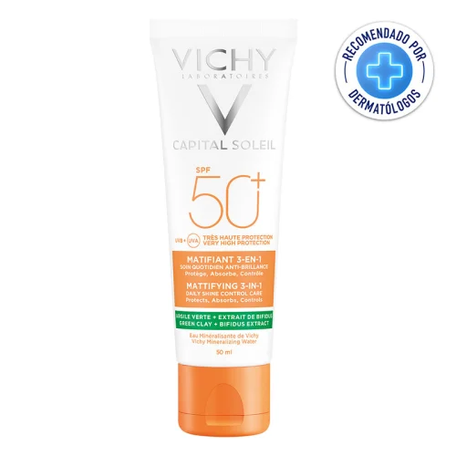 Comprar Vichy Protector Solar Anti-Brillo Capital Soleil Matificante 3En1 Fps 50+