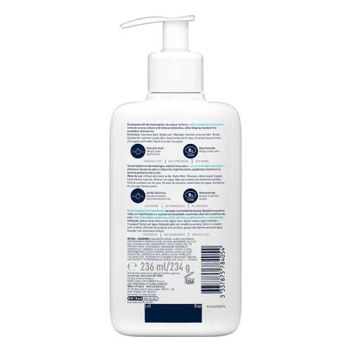 Cerave Limpiador Control Imperfecciones Con 236 Ml
