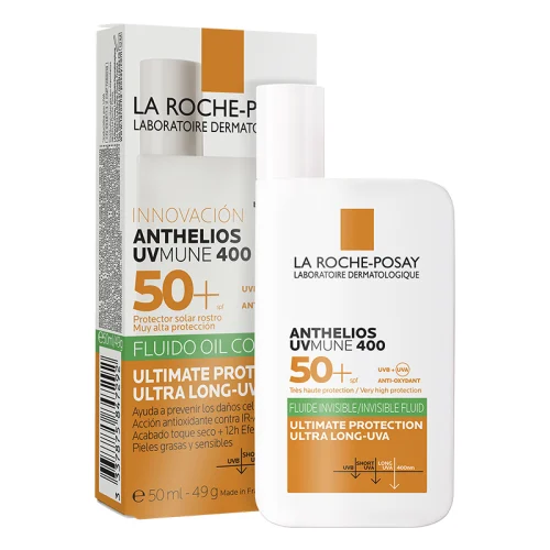 Anthelios Uvmune 400 Oil Control-Fluido Sin Color Con 50 Ml