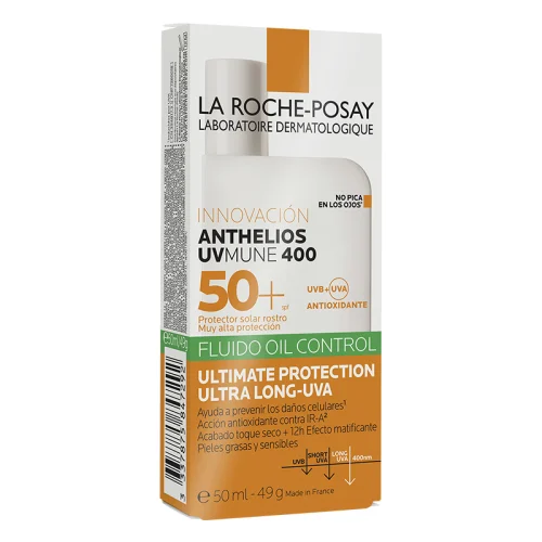 Anthelios Uvmune 400 Oil Control-Fluido Sin Color Con 50 Ml