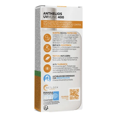 Anthelios Uvmune 400 Oil Control-Fluido Sin Color Con 50 Ml