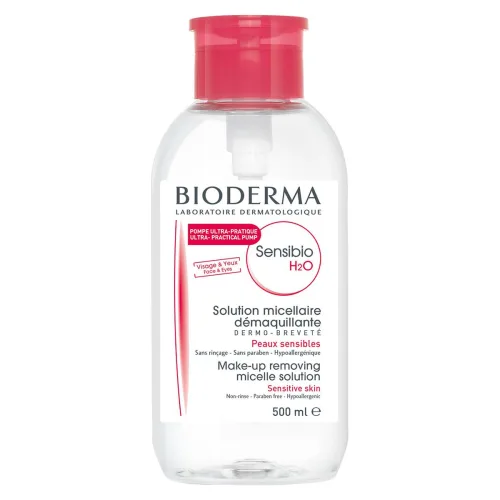 Comprar Bioderma Sensibio Bomba Inversa H2O Agua Micelar Desmaquillante 500Ml