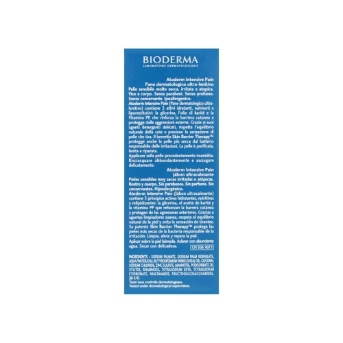 Bioderma Atoderm Intensive Pain Barra 150 G