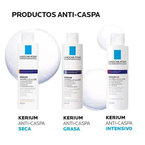 La Roche Posay Kerium Antipelliculaire Shampoo Para Caspa Grasa 200 Ml
