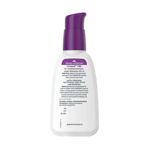 Cetaphil Pro Ac Dermacontrol Loción Hidratante Facial Con Fps 30 118 Ml