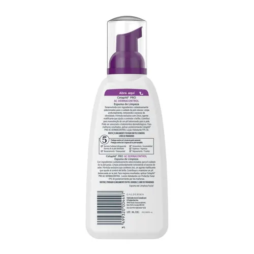 Cetaphil Pro Ac Dermacontrol Espuma De Limpieza 236 Ml