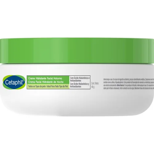 Comprar Cetaphil Crema Facial Hidratante Noche Con Ácido Hialurónico 48G