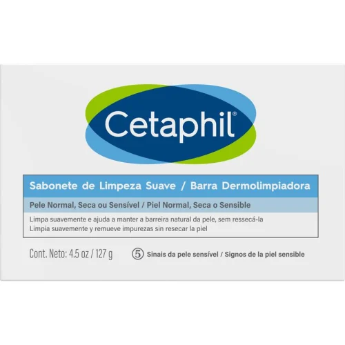 Cetaphil Barra Dermolimpiadora De Limpieza Suave 127 G