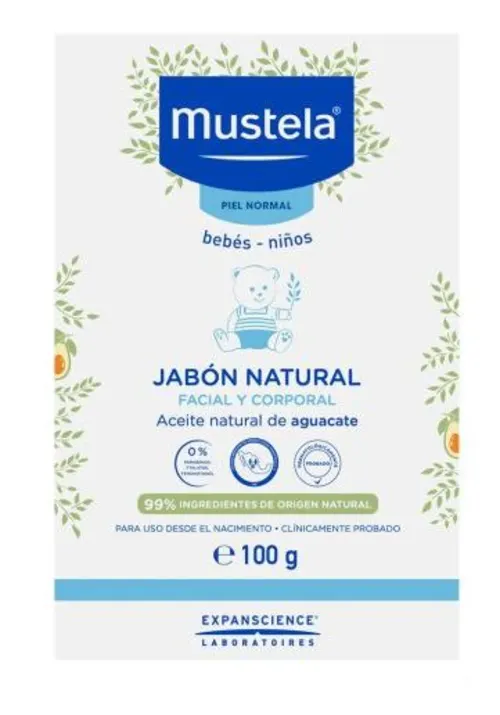 Comprar Mustela Jabón Natural Facial Y Corporal En Barra 100 Gr