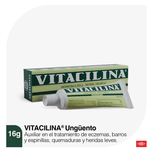 Comprar Vitacilina 0.350 G/100 000Ui Ungüento Con 16 Gr