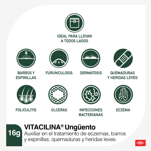Vitacilina 0.350 G/100 000Ui Ungüento Con 16 Gr