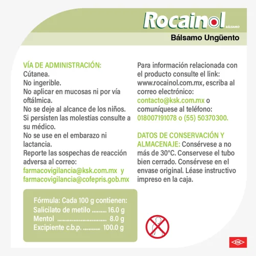 Rocainol 16 G Ungüento Con 45 G