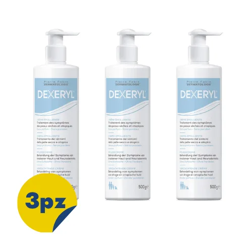 Comprar Dexeryl Crema Emoliente Piel Seca Con 500 G Pack 3