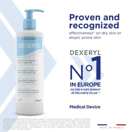 Comprar Dexeryl Crema Emoliente Piel Seca Con 500 G Pack 3