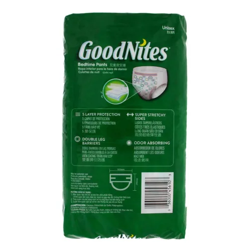Goodnite Goodnites Ropa Interior Desechable Para Talla Grande 11 Piezas Bolsa
