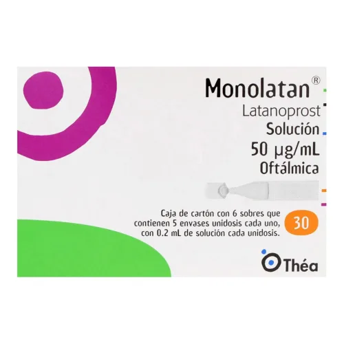 Monolatan 50 Mcg Solución Oftálmica Con 6 Sobres