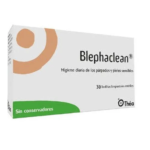 Blephaclean Toallitas Limpiadoras Estériles Con 30 Piezas