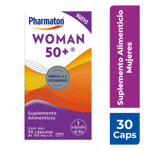 Comprar Pharmaton Woman 50+ Suplemento Alimenticio Con 30 Cápsulas