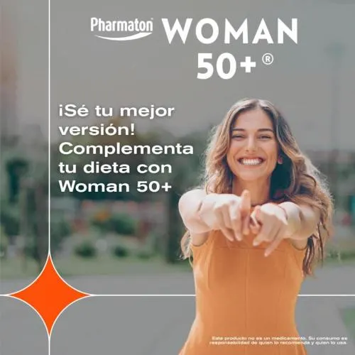 Pharmaton Woman 50+ con 30 Cápsulas