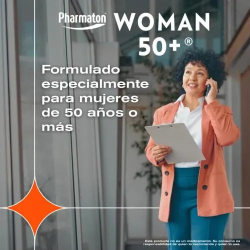Pharmaton Woman 50+ con 30 Cápsulas