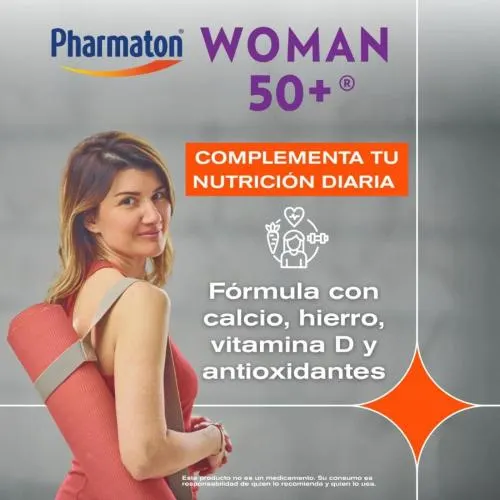 Pharmaton Woman 50+ con 30 Cápsulas