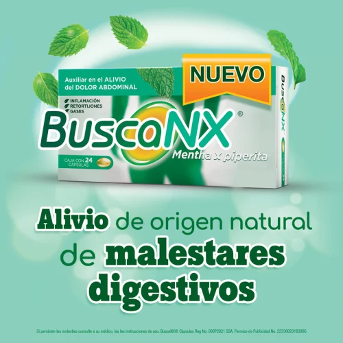 Comprar Buscanx 181.6 Mg Con 24 Cápsulas