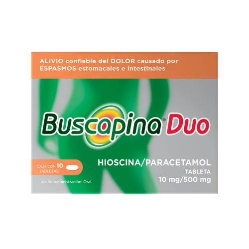 Comprar Buscapina Duo 10/500 Mg Con 10 Tabletas