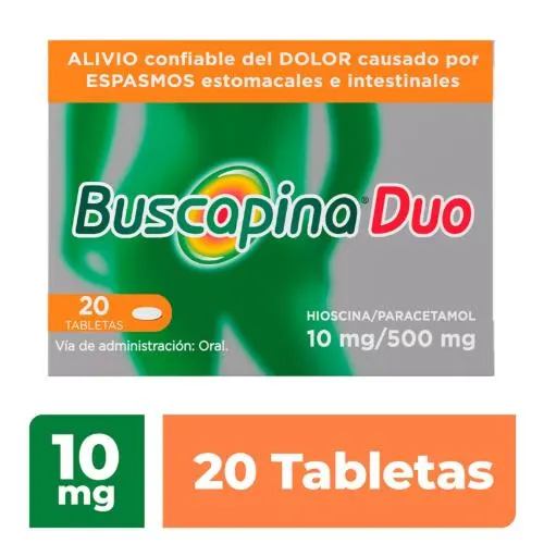 Buscapina Duo Con 20 Tabletas