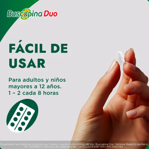 Buscapina Duo Con 20 Tabletas