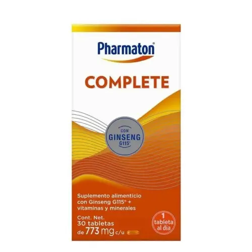 Pharmaton Complete 773 Mg Con 30 Tabletas