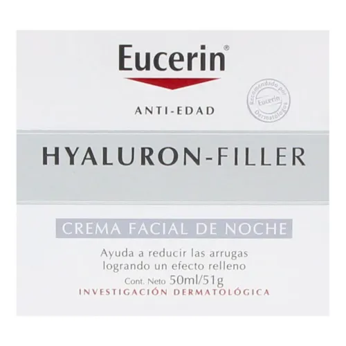 Comprar Eucerin Hyaluron Filler Crema De Noche Antiedad En Tarro De 50 Ml