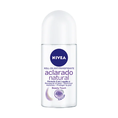 Nivea Aclarado Natural Beauty Touch Roll On 50 Ml