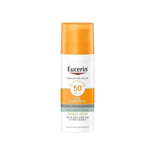 Comprar Eucerin Protector Solar Sun Oil Control Gel Cream Spf50 Con 50 Ml Pack 2