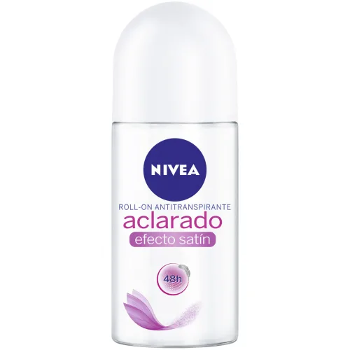 Comprar Nivea Black &Amp; White Antitranspirante Efecto Satín Protección 48 Horas 50 Ml Roll On