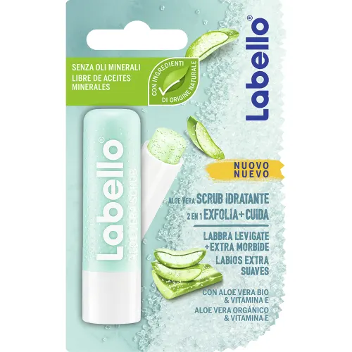 Labello Protector Labial Exfoliante 2 En 1 Aloevera Con 4.5 G