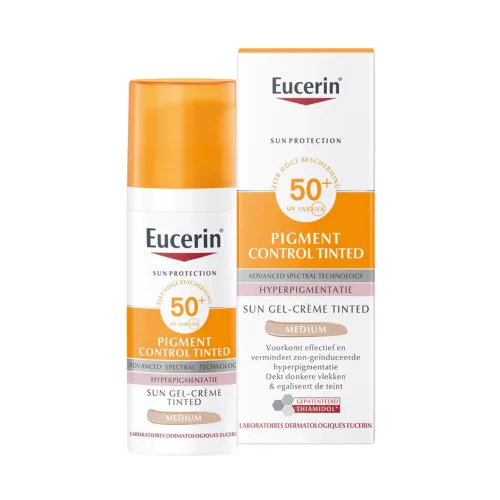 Eucerin Pigment Control Tinted Tono Medio Con 50 Ml