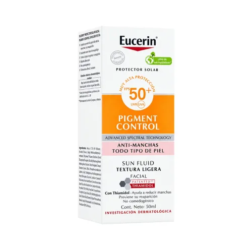 Eucerin Pigment Control Tinted Tono Medio Con 50 Ml