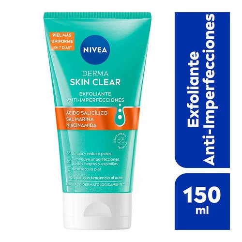 Nivea Derma Skin Clear Exfoliante Anti-Imperfecciones Con 150 Ml