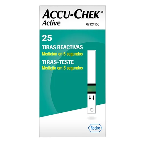 Accu-Chek Active Tiras reactivas Con 25 piezas