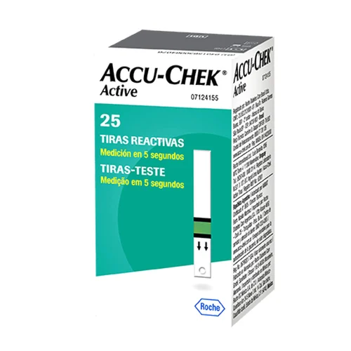 Accu-Chek Active Tiras reactivas Con 25 piezas