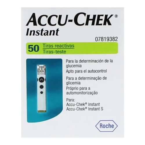 Comprar Accu Chek Instant Tiras Reactivas Con 50 Piezas