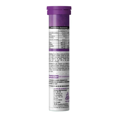 Seltz Colágeno con 86 g de Tabletas Efervescentes