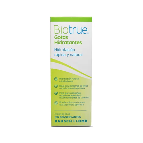 Biotrue Gotas Hidratantes Con 10 Ml