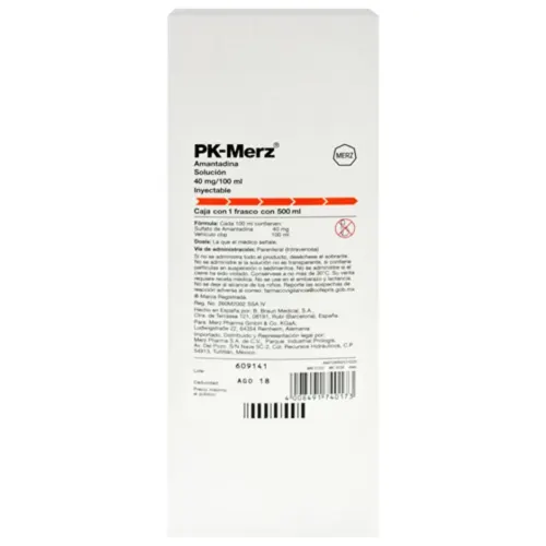 Comprar Pk-Merz 40 Mg Solución Inyectable 500 Ml