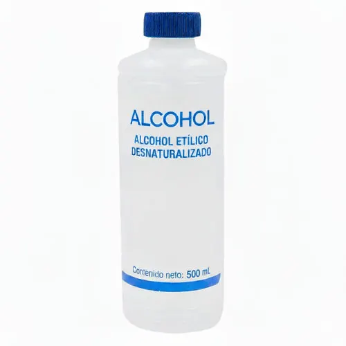 Alcohol Desnaturalizado Con 500 Ml